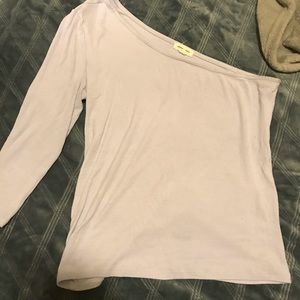 cropped urban outfitters one sleeve top